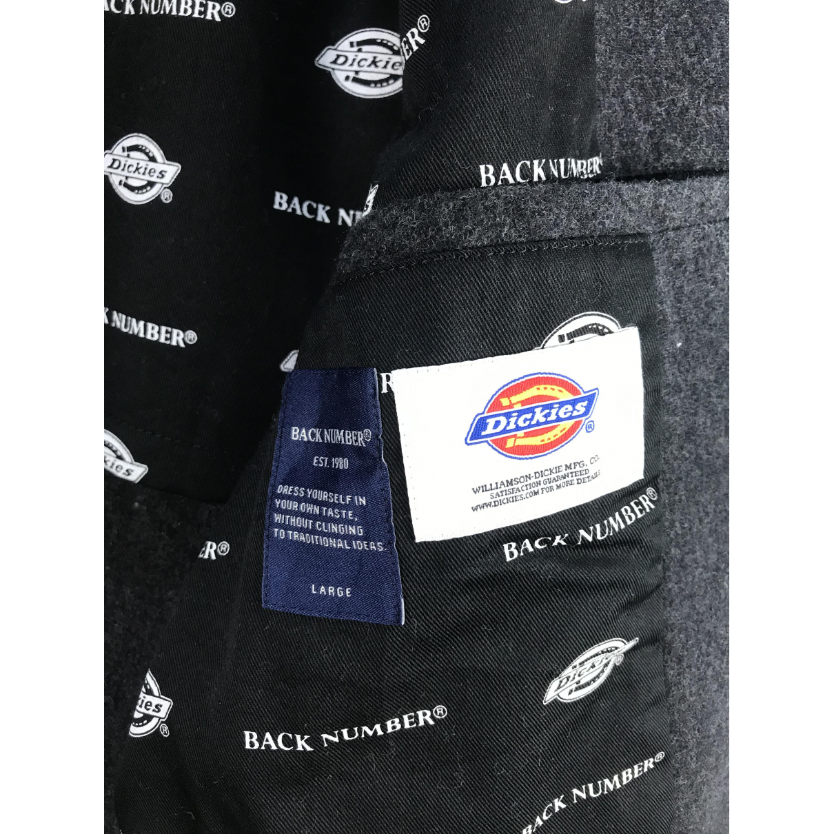 Wool jacket DICKIES Grey size M 